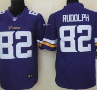 Nike Minnesota Vikings #82 Kyle Rudolph 2013 Purple Limited Jersey