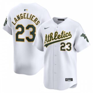 Shea Langeliers Oakland Athletics Nike Home Limited Player Jersey - White