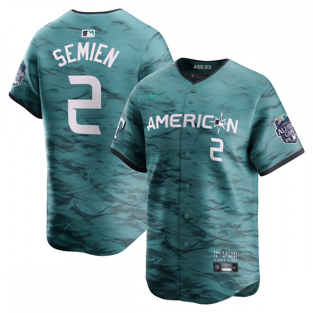 Marcus Semien American League Nike 2023 MLB All-Star Game Limited Player Jersey - Teal