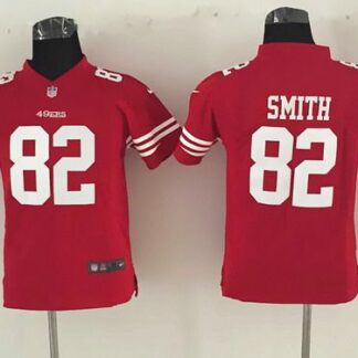 Youth San Francisco 49ers #82 Torrey Smith Nike Red Game Jersey