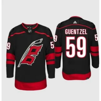 Youth Carolina Hurricanes #59 Jake Guentzel Black Stitched Jersey