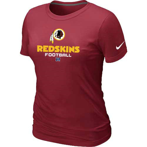 Washington Red Skins Red Women's Critical Victory T-Shirt