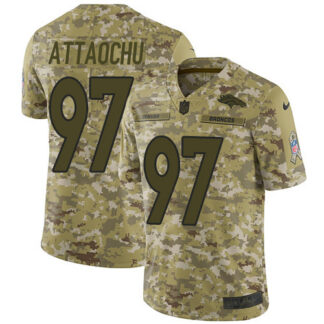 Nike Denver Broncos #97 Jeremiah Attaochu Camo Youth Stitched NFL Limited 2018 Salute To Service Jersey