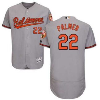 Baltimore Orioles #22 Jim Palmer Gray Flexbase Stitched Jersey DingZhi