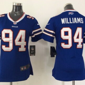 Nike Buffalo Bills #94 Mario Williams 2013 Light Blue Game Womens Jersey
