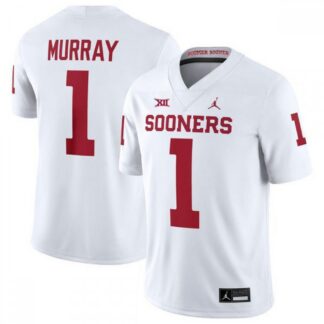 Kyler Murray Oklahoma Sooners Jordan Brand White Football Game Jersey