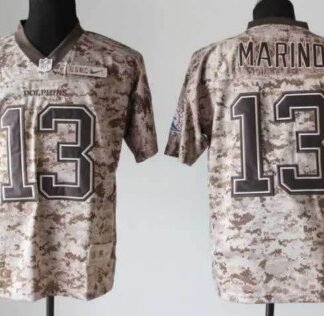 Nike Miami Dolphins #13 Dan Marino 2013 USMC Camo Elite Jersey