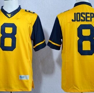 West Virginia Mountaineers #8 Karl Joseph 2013 Yellow Limited Jersey