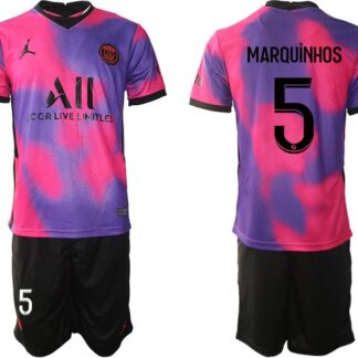 Men 2020-2021 Club Paris St German away purple 5 Soccer Jersey
