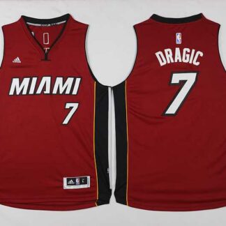 Miami Heat #7 Goran Dragic Red Stitched Jerseys