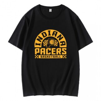 Checkered Indiana Pacers Basketball T-Shirt
