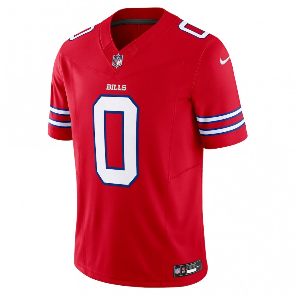 Keon Coleman Buffalo Bills Nike Alternate Vapor F.U.S.E. Limited Jersey - Red - Image 2
