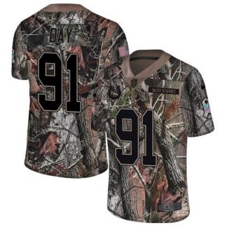 Nike Indianapolis Colts #91 Sheldon Day Camo Youth Stitched NFL Limited Rush Realtree Jersey