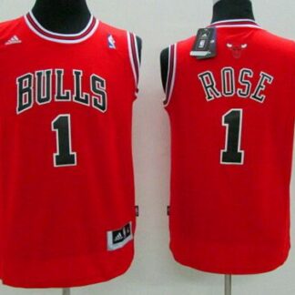 Chicago Bulls #1 Derrick Rose Red Kids Jersey