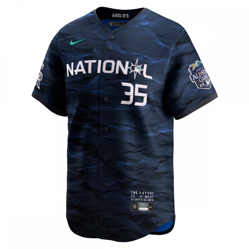 Elias Diaz National League Nike 2023 MLB All-Star Game Limited Player Jersey - Royal - Image 2