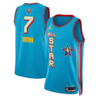 Jaylen Brown Jordan Brand Unisex Light Blue 2025 NBA All-Star Game Swingman Player Jersey