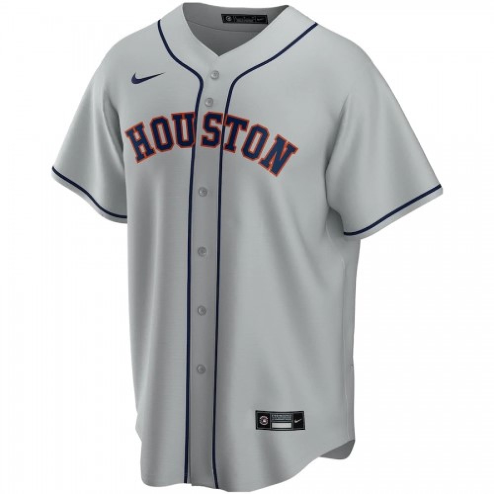 Men's Houston Astros Nike Gray Road 2020 Jersey - Image 2