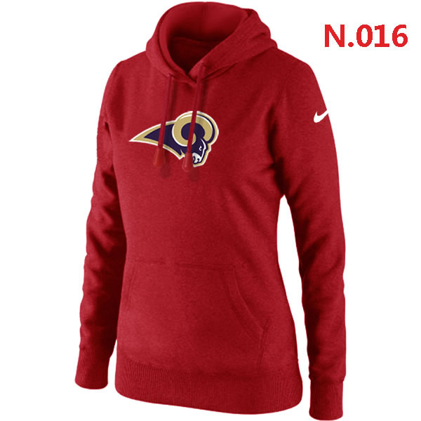 Nike St.Louis Rams Team Logo Womens Pullover Hoodies