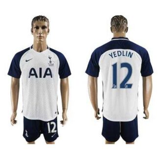 Tottenham Hotspur #12 Yedlin White Home Soccer Club Jersey