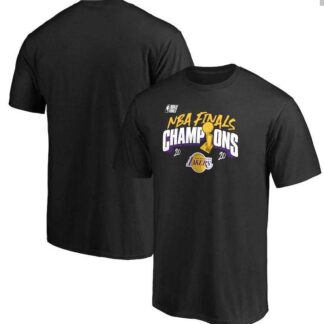 Men's Los Angeles Lakers Black 2020 NBA Finals Champions Shot Clock T-Shirt