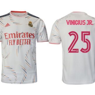Men 2021-2022 Club Real Madrid home aaa version white 25 Adidas Soccer Jersey