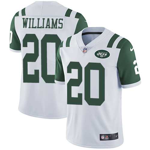 Nike New York Jets #20 Marcus Williams White NFL Vapor Untouchable Limited Jersey