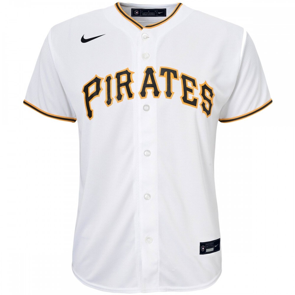 Pittsburgh Pirates Nike Youth Home Replica Team Jersey - White - Image 2