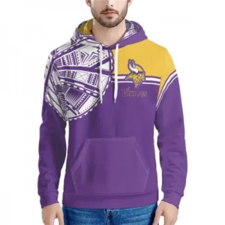 Men's Minnesota Vikings Purple Hoodie U1YH
