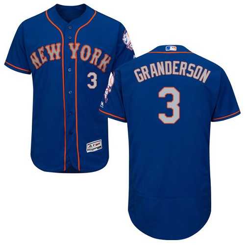 New York Mets #3 Curtis Granderson Blue Alternate Flexbase Stitched Jersey DingZhi