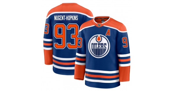 Ryan Nugent-Hopkins Edmonton Oilers Home Premium Player Jersey - Image 2