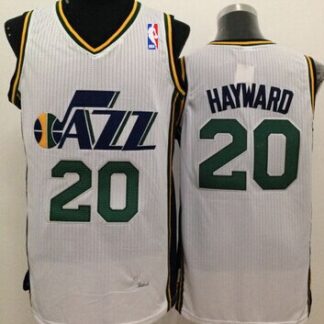 Utah Jazz #20 Gordon Hayward White Swingman Jersey