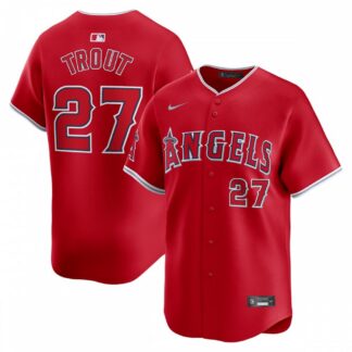 Mike Trout Los Angeles Angels Nike Alternate Limited Player Jersey – Red