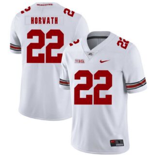 Ohio State Buckeyes 22 Les Horvath White Nike College Football Jersey Dzhi