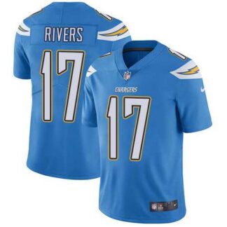 Nike San Diego Chargers #17 Philip Rivers Electric Blue Alternate NFL Vapor Untouchable Limited Jersey