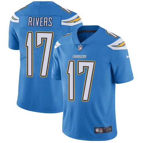 Nike San Diego Chargers #17 Philip Rivers Electric Blue Alternate NFL Vapor Untouchable Limited Jersey