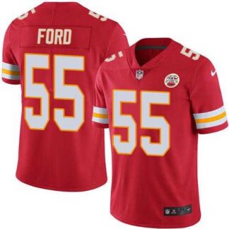 Nike Kansas City Chiefs #55 Dee Ford Red Team Color NFL Vapor Untouchable Limited Jersey