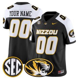 Missouri Tigers 2026 Vapor Limited Custom Jersey Black Alternate - All Stitched