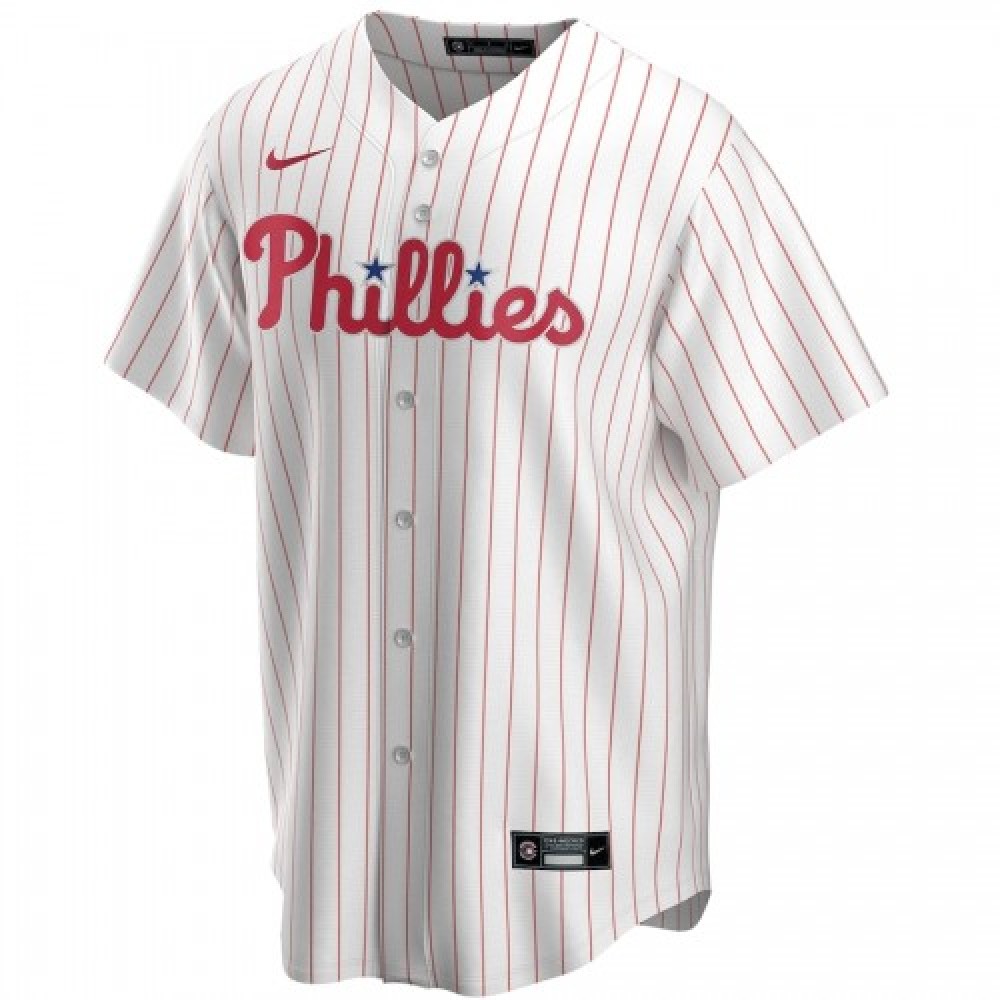 Men's Philadelphia Phillies Andrew McCutchen #22 Nike White&Red Home 2020 Jersey - Image 2