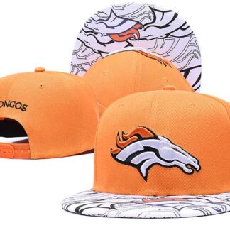 Broncos Team Logo Yellow Adjustable Hat GS