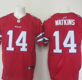 Men's Buffalo Bills #14 Sammy Watkins Red 2015 NFL Nike Elite Jersey