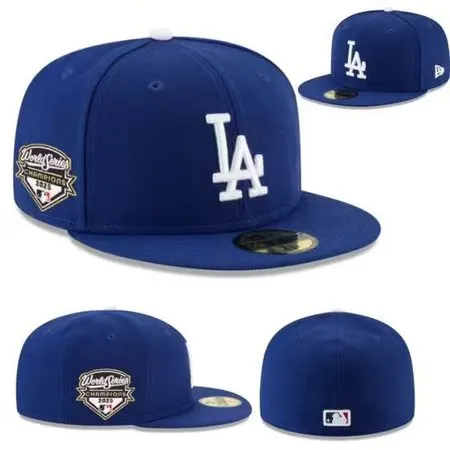 Los Angeles Dodgers 2025 World Series Champions Fitted Hat 33UI