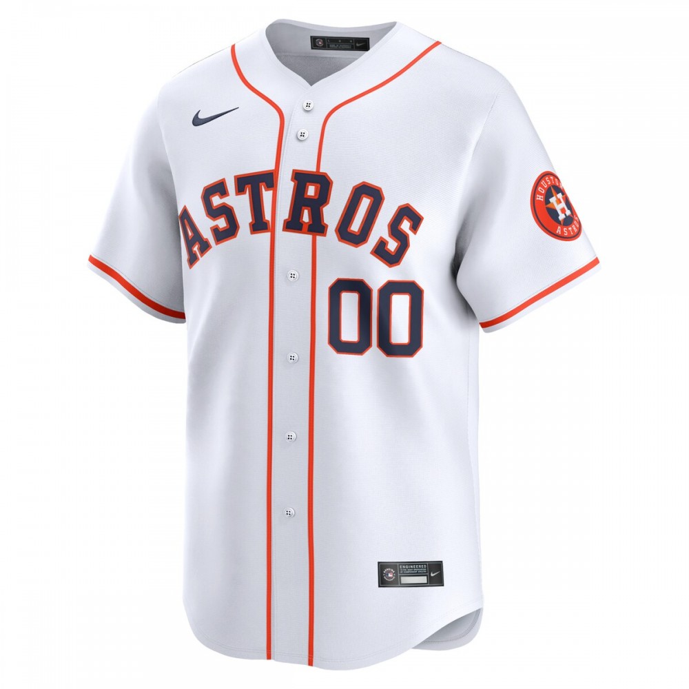 Houston Astros Nike Youth Home Limited Custom Jersey - White - Image 2