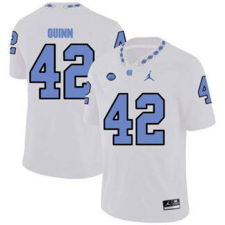 North Carolina Tar Heels 42 Robert Quinn White College Football Jersey Dzhi