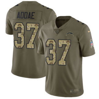 Nike Los Angeles Chargers #37 Jahleel Addae Olive/Camo Men’s Stitched NFL Limited 2017 Salute To Service Jersey
