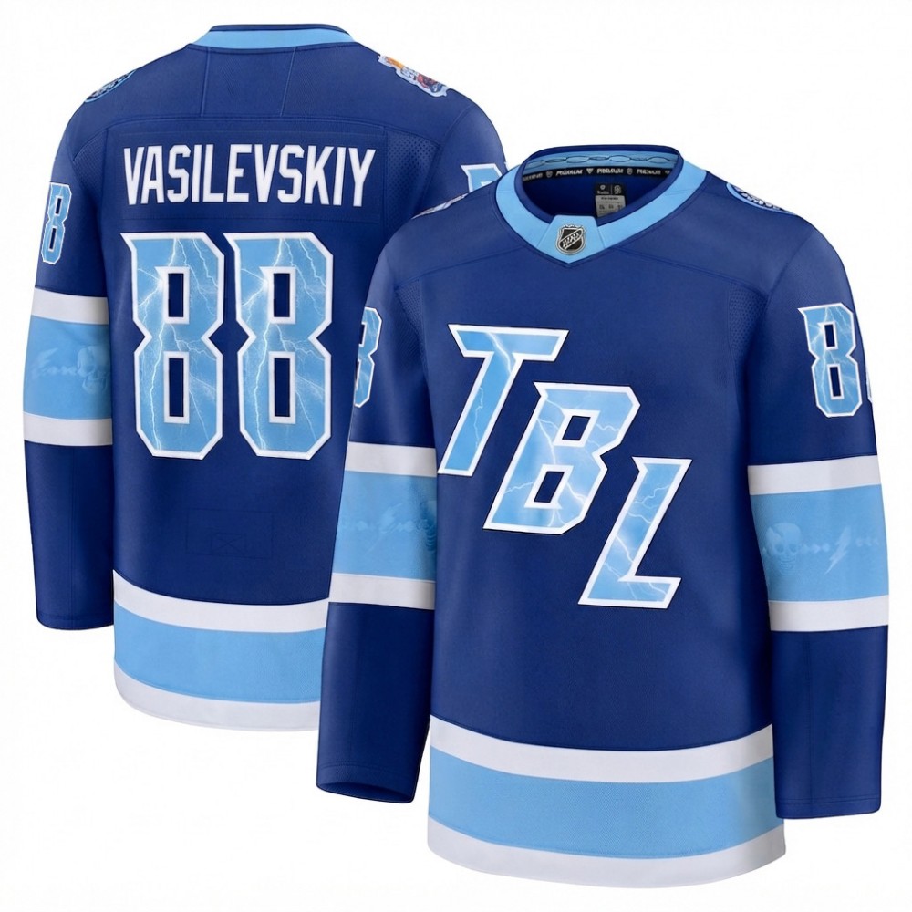 Andrei Vasilevskiy Men's Tampa Bay Lightning Blue 2026 NHL Stadium Series Premium Jersey
