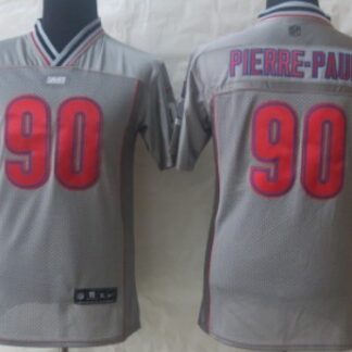 Nike New York Giants #90 Jason Pierre-Paul 2013 Gray Vapor Kids Jersey
